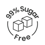 99% sugar free badge